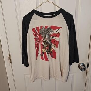 Jack of all Trades Zane Fix Three Quarter Length Graphic T-shirt